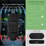 Solar Car Air Purifier 15 Million Negative Ions 0.5W USB Powered Odor Remover for Vehicle