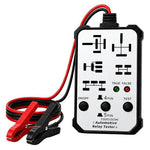 Automotive Relay Tester 12V / 24V Dual Voltage Diagnostic Tool 5-Position Multi-Function Relay Detector for Vehicle Repair