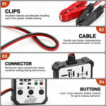 Automotive Relay Tester 12V / 24V Dual Voltage Diagnostic Tool 5-Position Multi-Function Relay Detector for Vehicle Repair