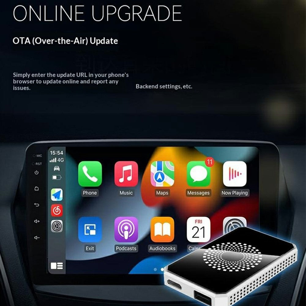 A11K 2+16GB Trådløs CarPlay Android Auto AI-boks Android 13.0 System 4K HD Output Konverteringsboks til Bil