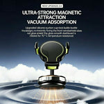 Magnetic Car Phone Holder 360 Degree Rotation Foldable Vacuum Suction Cup Dashboard Stand for Car Navigation
