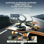 Magnetic Car Phone Holder 360 Degree Rotation Foldable Vacuum Suction Cup Dashboard Stand for Car Navigation