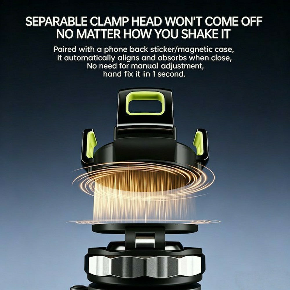 Magnetic Car Phone Holder 360 Degree Rotation Foldable Vacuum Suction Cup Dashboard Stand for Car Navigation