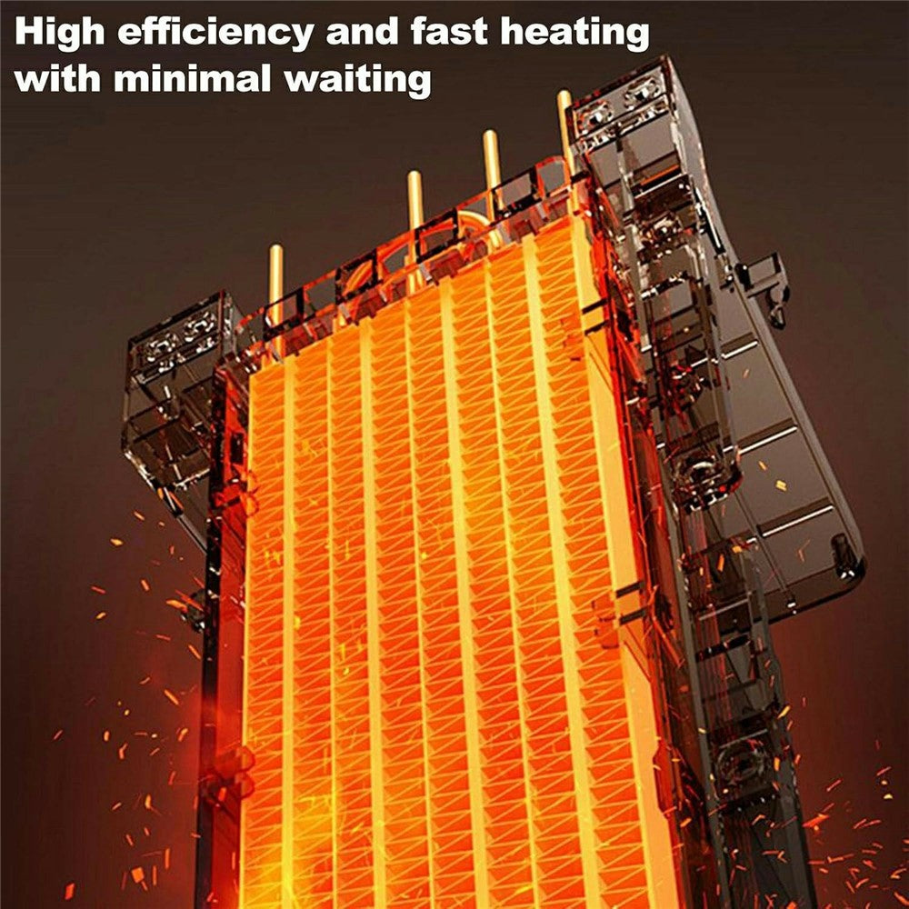 12V 150W Portable Car Heater 360 Degree Rotation Fast Heating Defroster Fan for Winter Windshield Defrosting