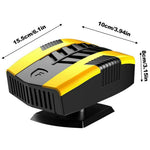 12V 150W Portable Car Heater 360 Degree Rotation Fast Heating Defroster Fan for Winter Windshield Defrosting