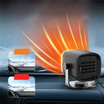 24V Car Heater Fan with 1.3m Cable High Power Defrosting Defogging for Car Windshield
