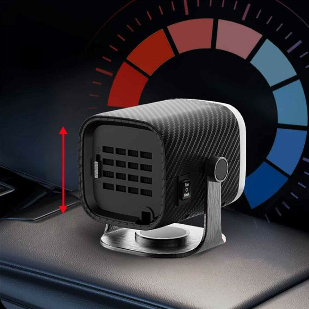 24V Car Heater Fan with 1.3m Cable High Power Defrosting Defogging for Car Windshield