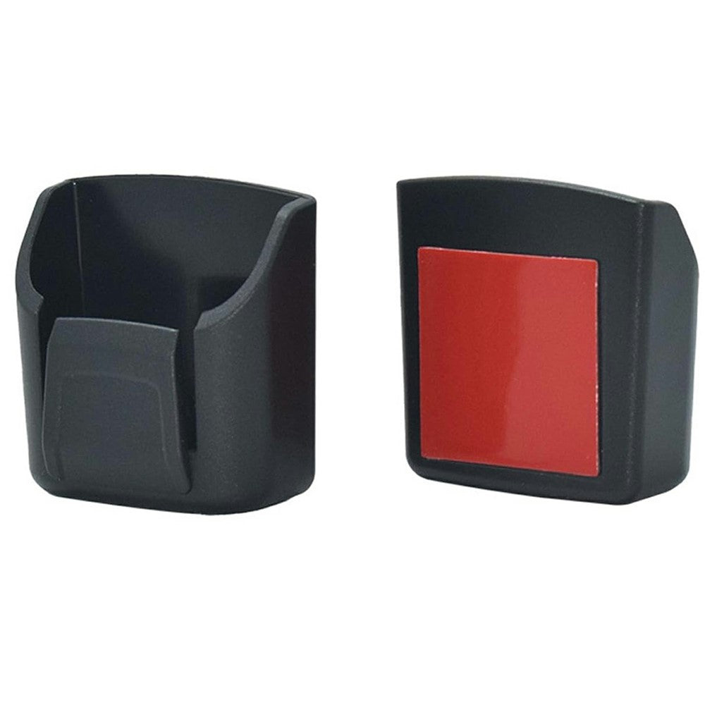Car Key Holder Adhesive Mounting PVC U-Shaped Design Storage Box for Car Dashboard Center Console