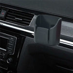 Car Key Holder Adhesive Mounting PVC U-Shaped Design Storage Box for Car Dashboard Center Console