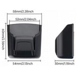 Car Key Holder Adhesive Mounting PVC U-Shaped Design Storage Box for Car Dashboard Center Console