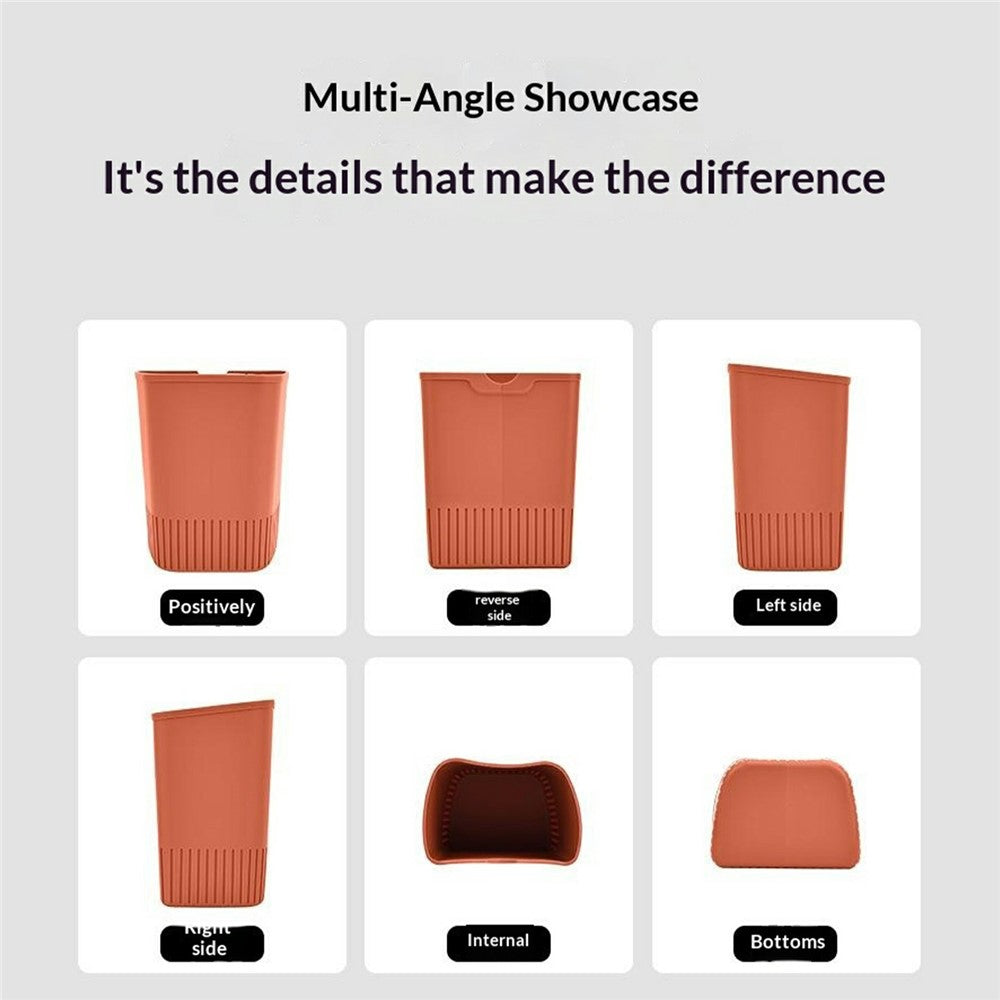 900ML Silicone Car Door Trash Can Waterproof Multifunctional Umbrella Holder Storage Bin for Car Interior