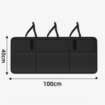 100 x 40cm Car Seat Back Storage Bag Oxford Cloth Multi-Pocket Waterproof Organizer for Car SUV