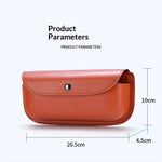 Car Sun Visor Glasses Organizer Leather Flip Top Magnetic Closure Storage Box