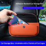 Car Sun Visor Glasses Organizer Leather Flip Top Magnetic Closure Storage Box