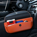 Car Sun Visor Glasses Organizer Leather Flip Top Magnetic Closure Storage Box