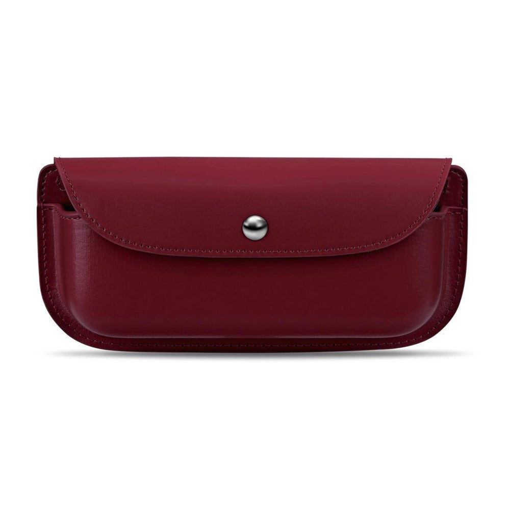 Car Sun Visor Glasses Organizer Leather Flip Top Magnetic Closure Storage Box