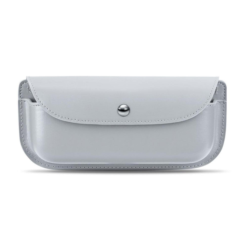 Car Sun Visor Glasses Organizer Leather Flip Top Magnetic Closure Storage Box