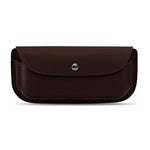 Car Sun Visor Glasses Organizer Leather Flip Top Magnetic Closure Storage Box