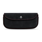 Car Sun Visor Glasses Organizer Leather Flip Top Magnetic Closure Storage Box