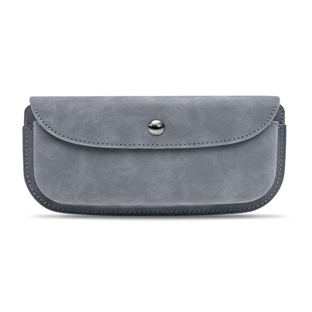 Car Sun Visor Glasses Organizer Leather Flip Top Magnetic Closure Storage Box
