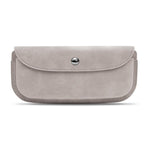 Car Sun Visor Glasses Organizer Leather Flip Top Magnetic Closure Storage Box