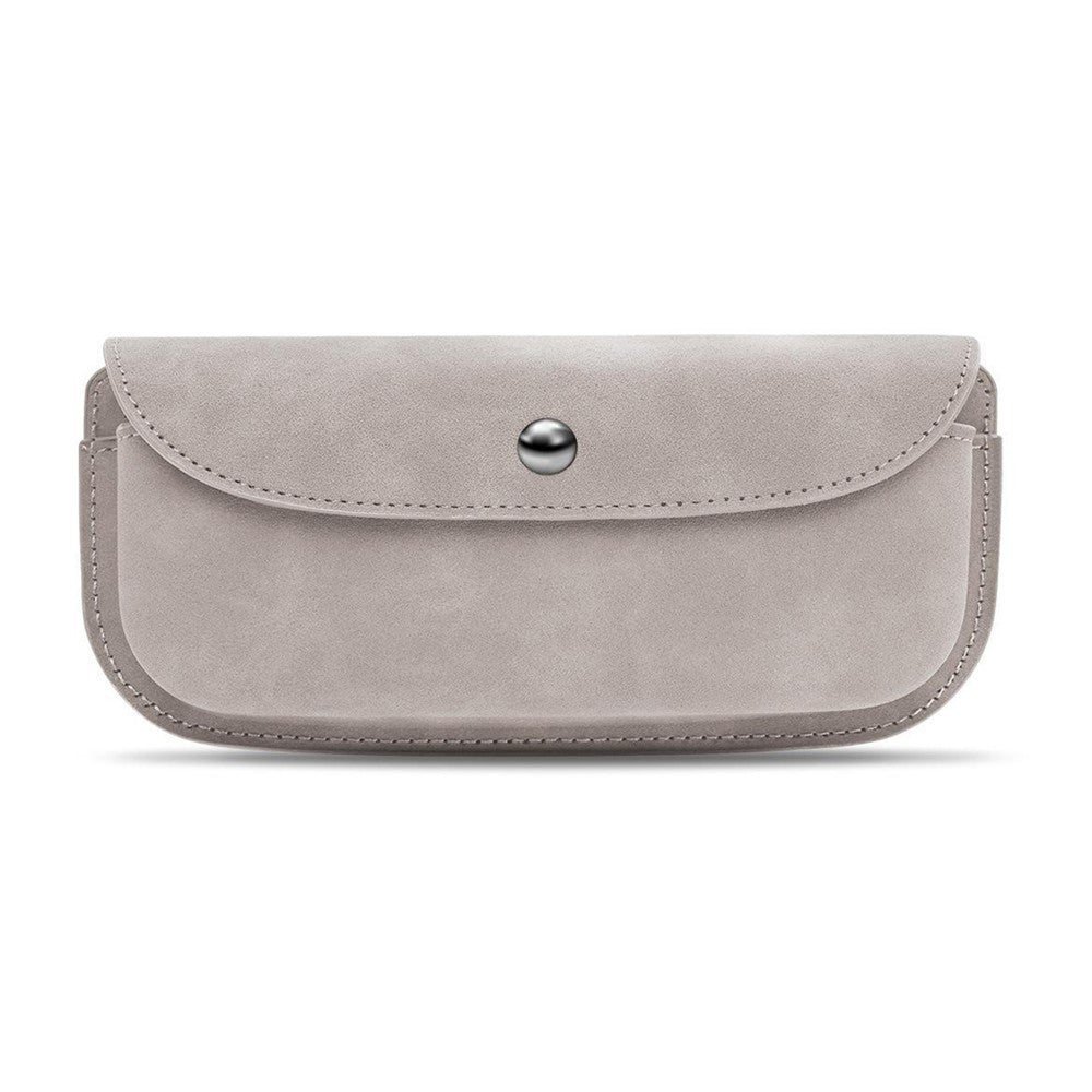 Car Sun Visor Glasses Organizer Leather Flip Top Magnetic Closure Storage Box