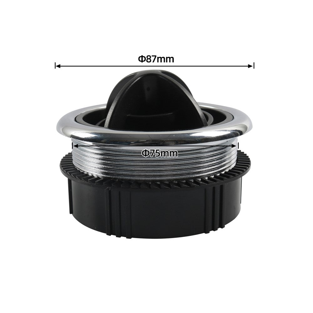 A6766-01 Car Bus Ventilation Outlet Air Conditioning Outlet Ball Shape RV Air Vent (Φ87 / 75)