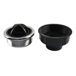 A6766-02 Air Conditioning Outlet Air Vent Exhaust Side Roof Round Air Ventilation Outlet for Car RV Truck (Φ87 / 75 / 48)