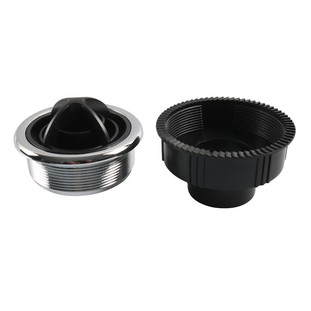 A6766-02 Air Conditioning Outlet Air Vent Exhaust Side Roof Round Air Ventilation Outlet for Car RV Truck (Φ87 / 75 / 48)