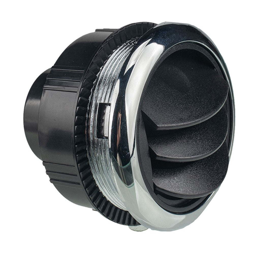 A1153-02 Integral Style Car Air Outlet RV Dashboard Electroplating Air Vent Replacement Parts for Vehicles Modified Accessories (Φ87 / 75 / 46)