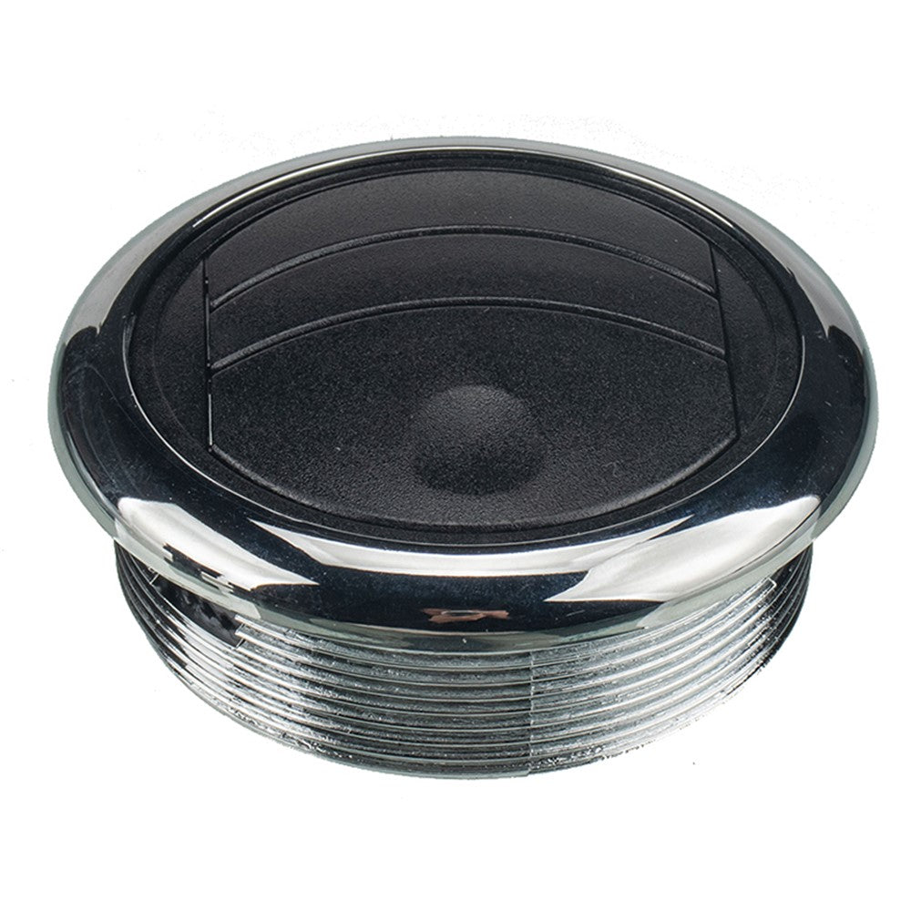 A1153-02 Integral Style Car Air Outlet RV Dashboard Electroplating Air Vent Replacement Parts for Vehicles Modified Accessories (Φ87 / 75 / 46)