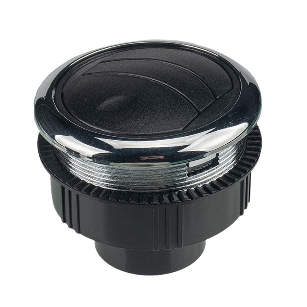 A1153-02 Integral Style Car Air Outlet RV Dashboard Electroplating Air Vent Replacement Parts for Vehicles Modified Accessories (Φ87 / 75 / 46)
