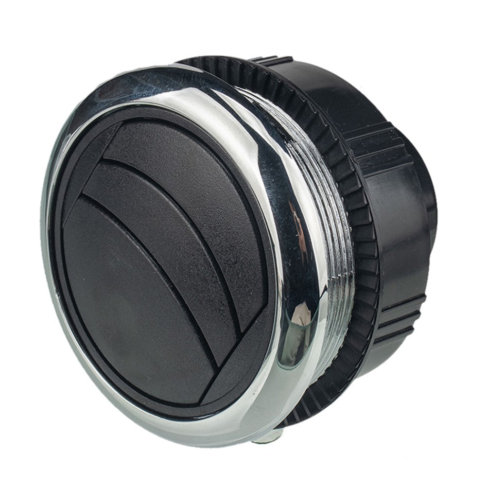 A1153-02 Integral Style Car Air Outlet RV Dashboard Electroplating Air Vent Replacement Parts for Vehicles Modified Accessories (Φ87 / 75 / 46)