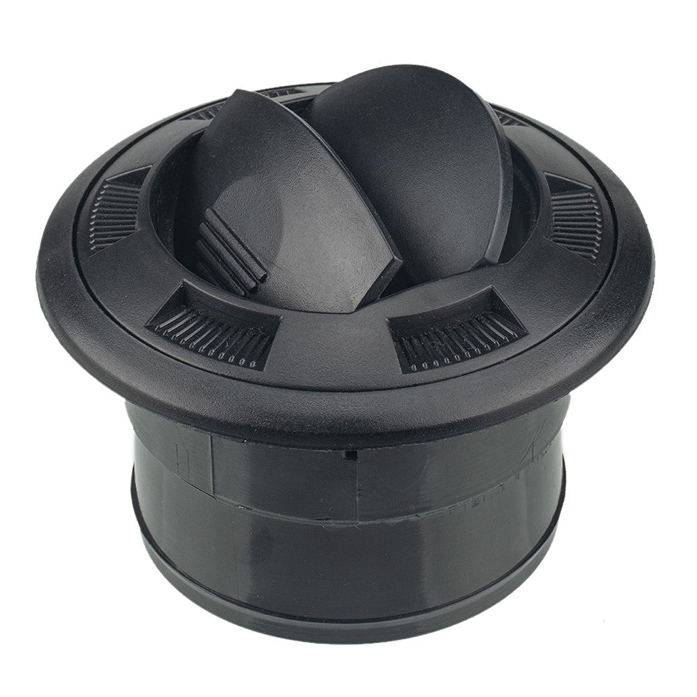 A1156 Bus Car Air Outlet Kit Set with 3 Screws, Dashboard Air Conditioning Deflector Side Roof Round Air Vent Outlet Replacement (Φ100 / 75)