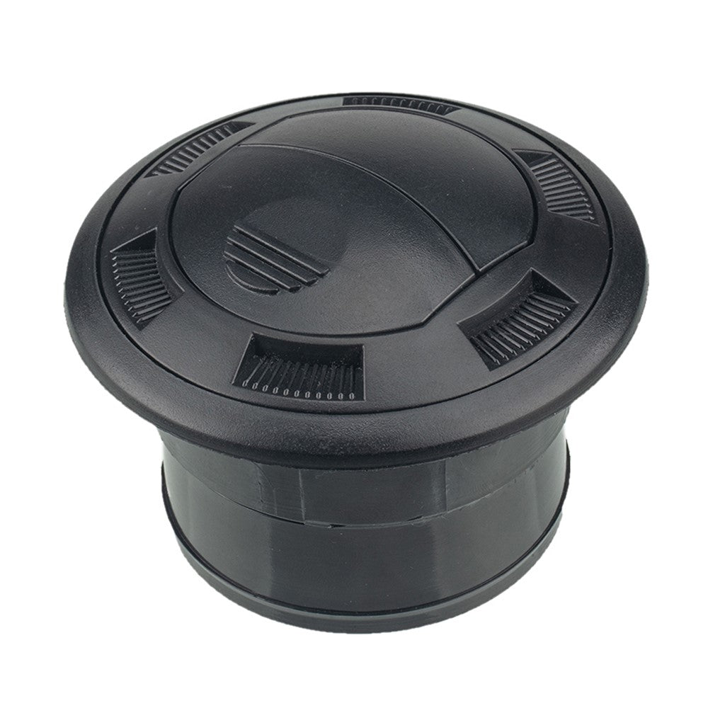 A1156 Bus Car Air Outlet Kit Set with 3 Screws, Dashboard Air Conditioning Deflector Side Roof Round Air Vent Outlet Replacement (Φ100 / 75)