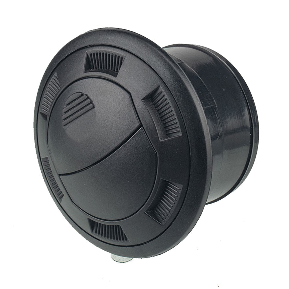A1156 Bus Car Air Outlet Kit Set with 3 Screws, Dashboard Air Conditioning Deflector Side Roof Round Air Vent Outlet Replacement (Φ100 / 75)
