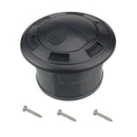 A1156 Bus Car Air Outlet Kit Set with 3 Screws, Dashboard Air Conditioning Deflector Side Roof Round Air Vent Outlet Replacement (Φ100 / 75)