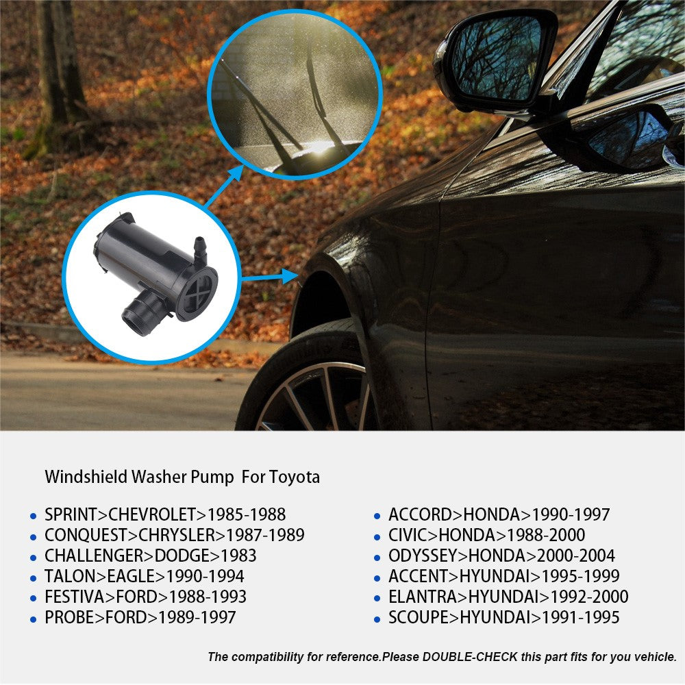 Car Front Windshield Washer Pump for Windscreen Washing System, OE: 85310-22080, 85310-10410
