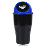 Car Trash Can Ash Bin Hand Push Mini Garbage Can Vehicle Interior Accessories
