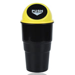 Car Trash Can Ash Bin Hand Push Mini Garbage Can Vehicle Interior Accessories