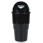 Car Trash Can Ash Bin Hand Push Mini Garbage Can Vehicle Interior Accessories