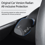 TSL62 2PCS For Tesla Model 3 / Y Silicone Car Shift Knob Cover Automobile Shift Protector Sleeve (English Version)
