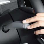 TSL62 2PCS For Tesla Model 3 / Y Silicone Car Shift Knob Cover Automobile Shift Protector Sleeve (English Version)