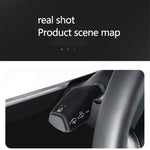 TSL62 2PCS For Tesla Model 3 / Y Silicone Car Shift Knob Cover Automobile Shift Protector Sleeve (English Version)