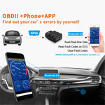 KONNWEI KW902 Bluetooth-kompatibel 4.0 5.0 ELM327 OBD2 iOS / Android Dual-Mode Fejldetektor til biler Diagnostikudstyr