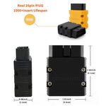 KONNWEI KW902 Bluetooth-kompatibel 4.0 5.0 ELM327 OBD2 iOS / Android Dual-Mode Fejldetektor til biler Diagnostikudstyr