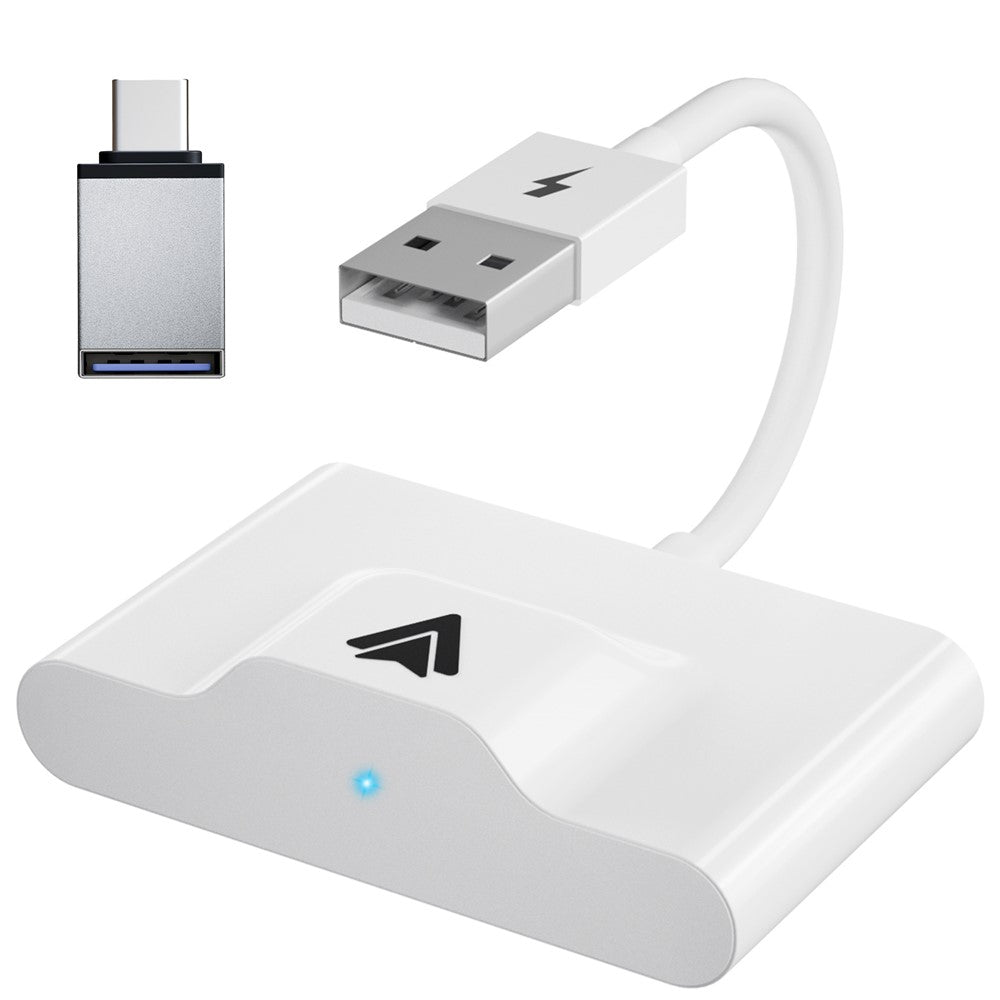 THT-020-3+ Wireless Android Auto Adapter Plug and Play Wired to Wireless Android Auto Dongle Compatible with Android 6.0+