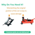 M30922 4Pcs For Tesla Model 3 / X / S / Y Car Rubber Lifting Jack Pad Adapter Tool Chassis with Storage Bag
