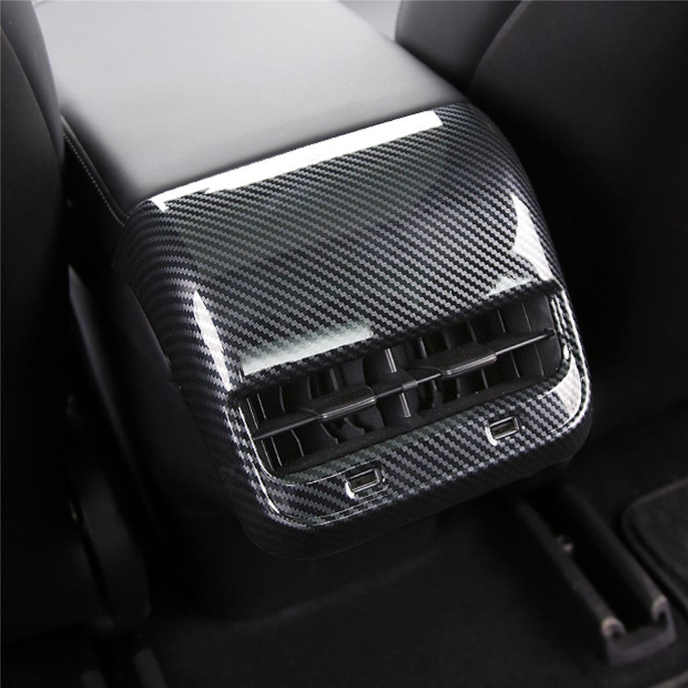 M30035 For Tesla Model 3 / Model Y Plastic Car Rear Air Vent Outlet Frame Interior Part