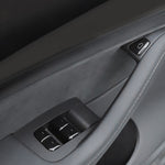 M30810 11Pcs Car Sticker Set Resin Button Repair Kit Window Switch, Door Lock Stickers for Tesla Model Y / 3